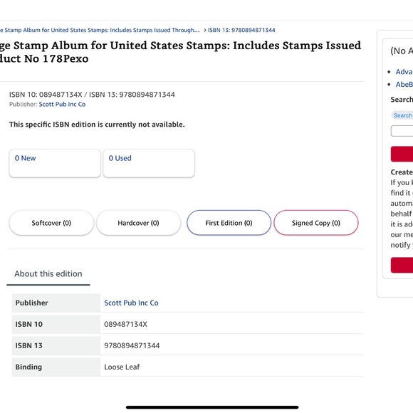 Scott, Pony Express Postage stamp album for USA stamps, - Picture 6 of 14